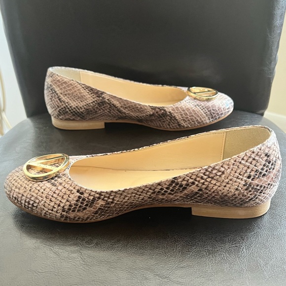 Valentino Malva Snake Print Ballerina Flats in Python - Picture 5 of 5